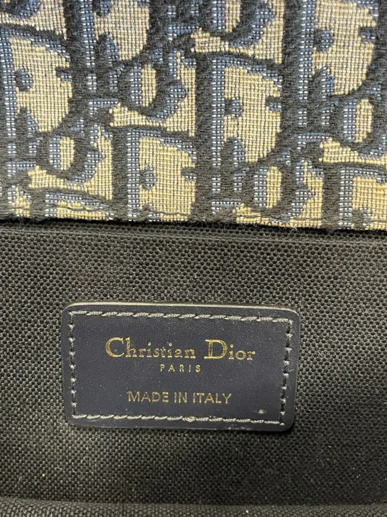 Borsa East-West 30 Montaigne in tela Jacquard Oblique e pelle., foto 6 di 10