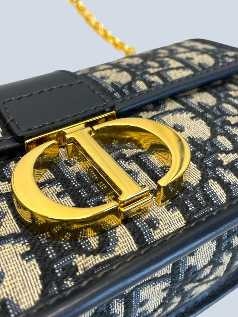 Borsa East-West 30 Montaigne in tela Jacquard Oblique e pelle., foto 9 di 10
