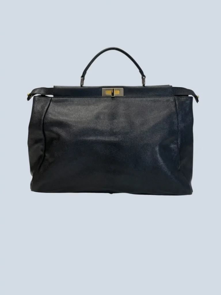 Peekaboo Large leather shoulder tote bag, photo 2 of 13