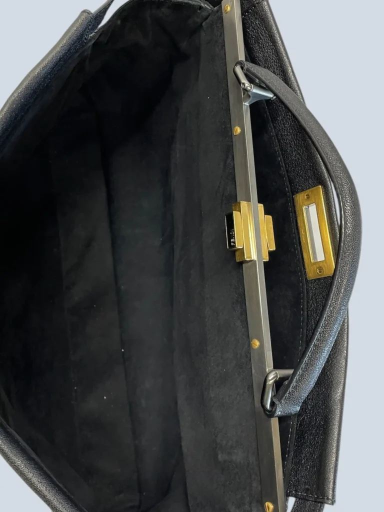 Peekaboo Large leather shoulder tote bag, photo 8 of 13
