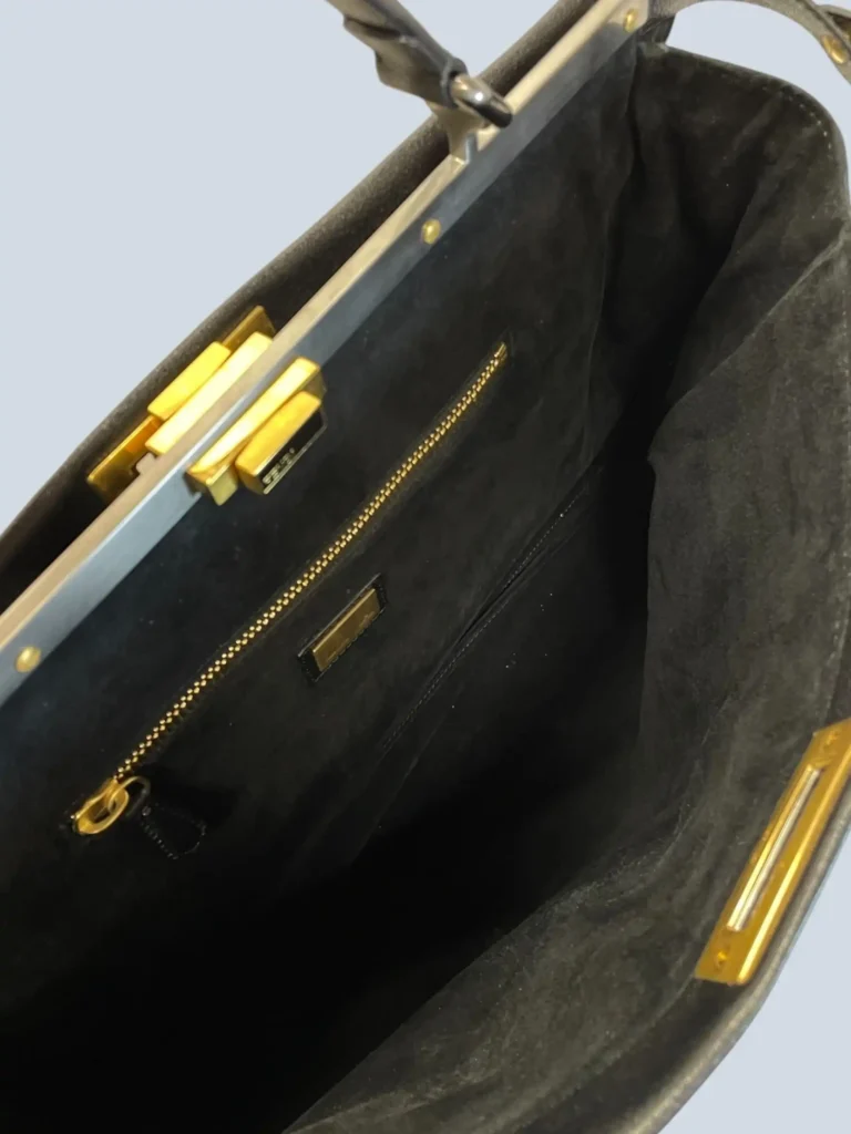 Peekaboo Large leather shoulder tote bag, photo 7 of 13