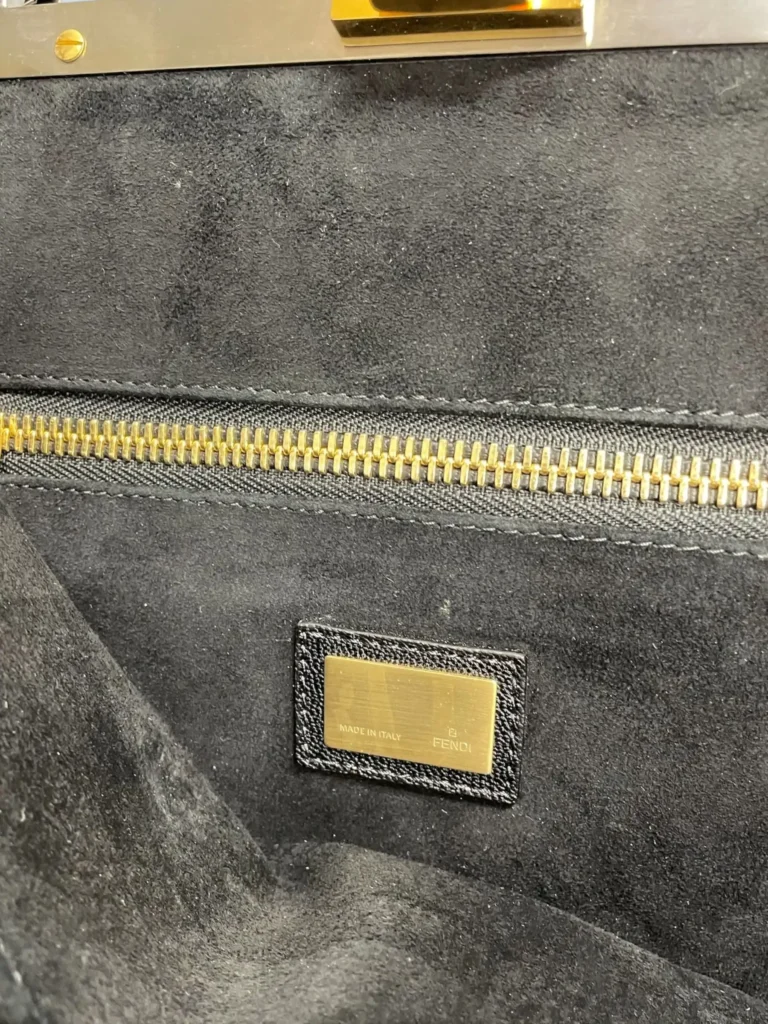 Peekaboo Large leather shoulder tote bag, photo 9 of 13
