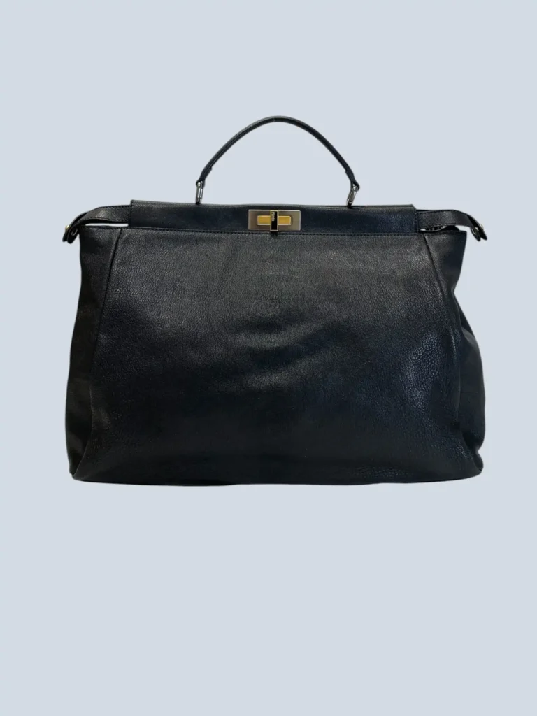 Peekaboo Large leather shoulder tote bag, photo 5 of 13