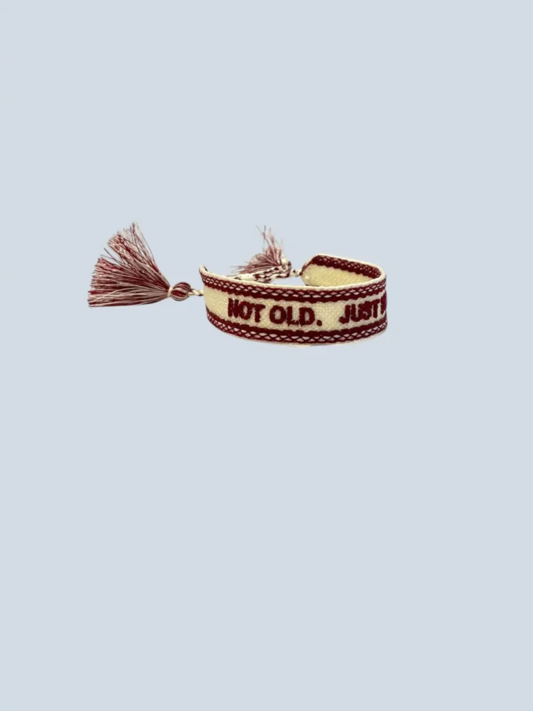 Bracciale in tela jacquard.