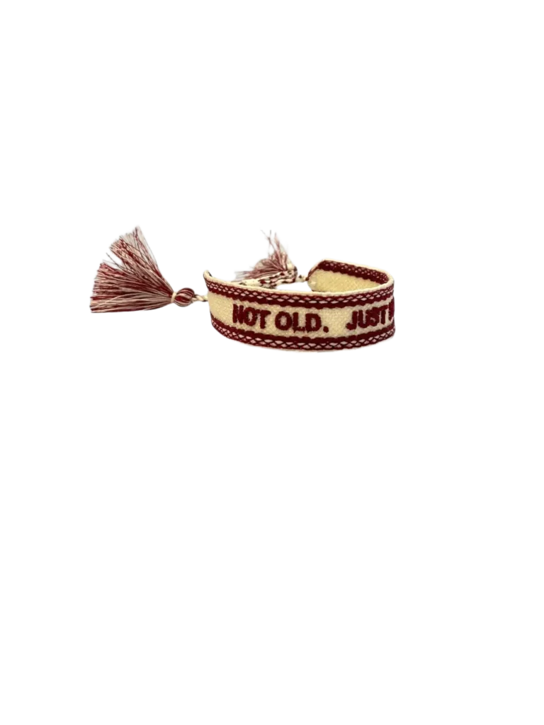 Bracciale in tela jacquard.
