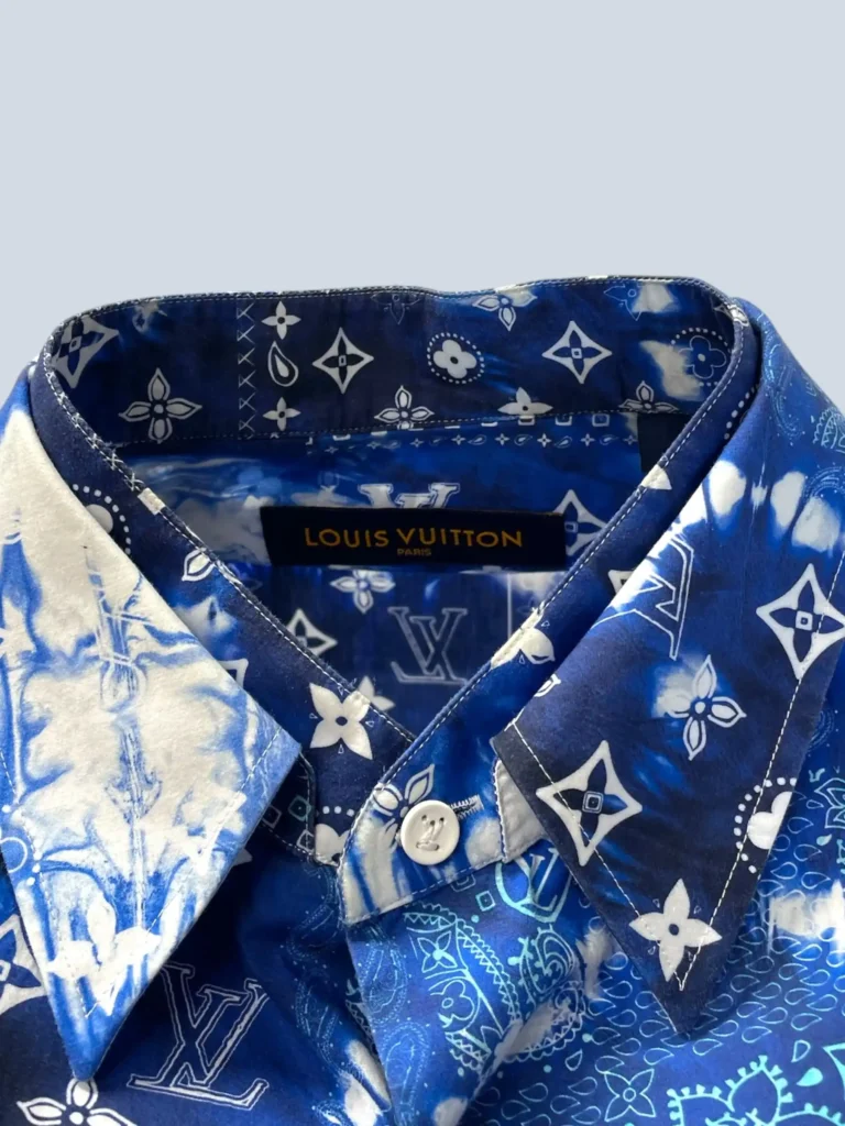 Monogram Bandana cotton short sleeve shirt, M., photo 4 of 8