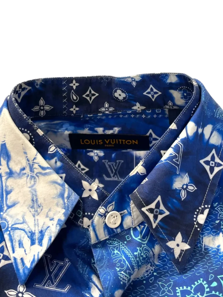Camicia a maniche corte Monogram Bandana in cotone, M., foto 4 di 8