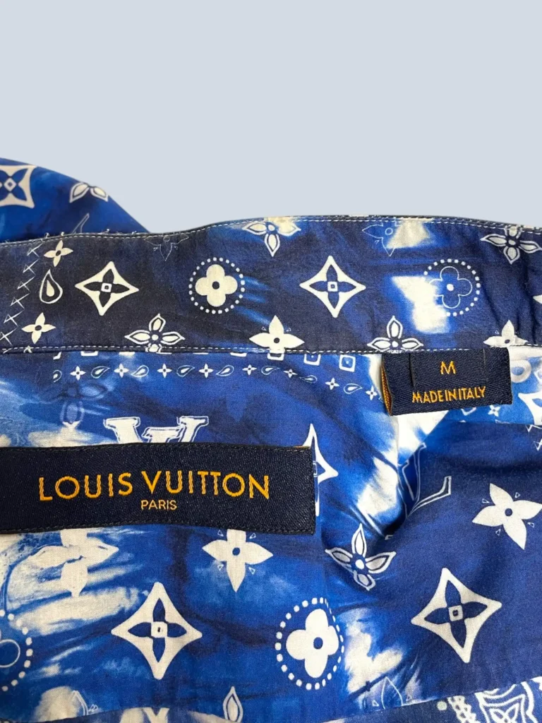 Monogram Bandana cotton short sleeve shirt, M., photo 3 of 8