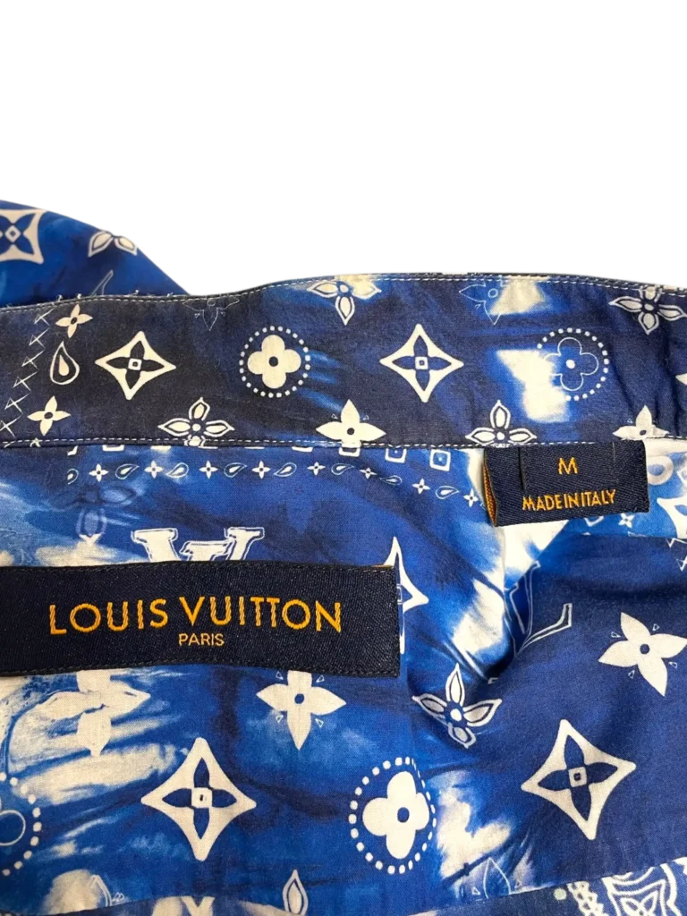 Camicia a maniche corte Monogram Bandana in cotone, M., foto 3 di 8