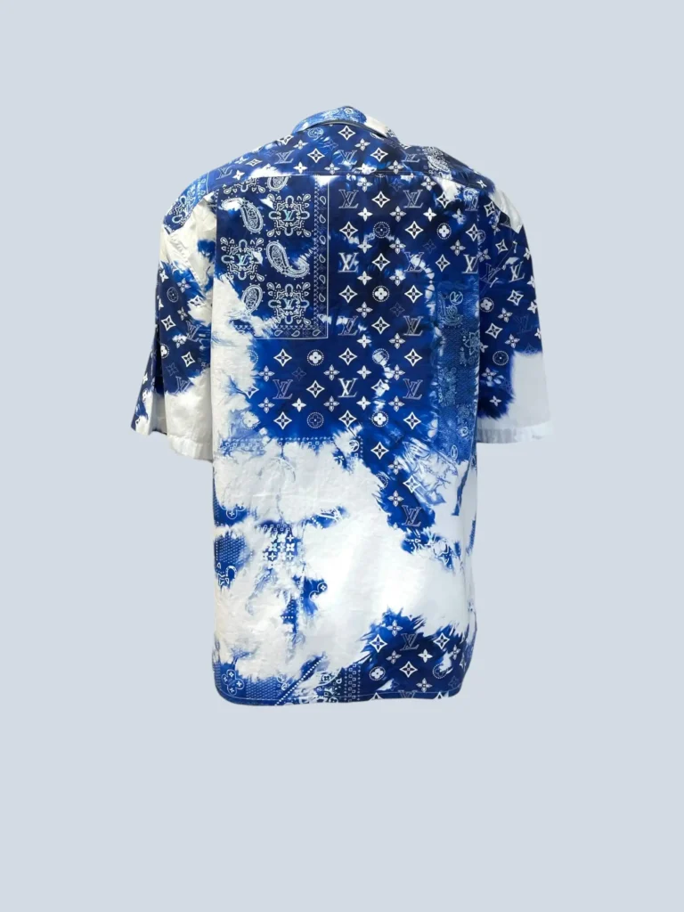 Monogram Bandana cotton short sleeve shirt, M., photo 2 of 8