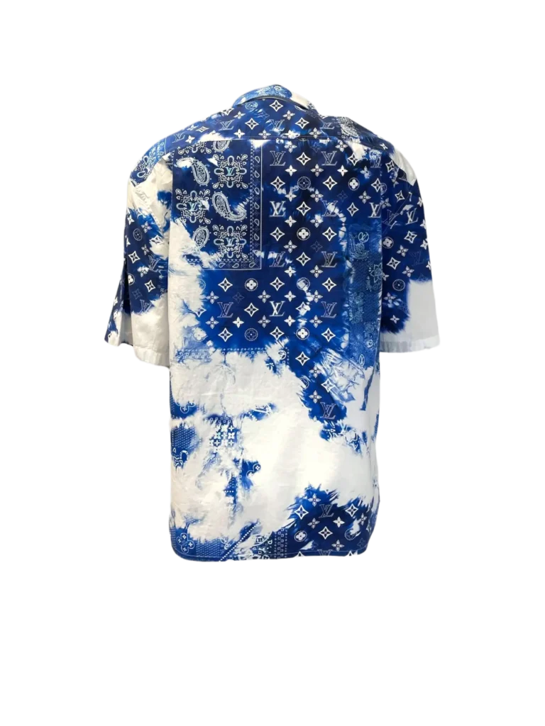 Camicia a maniche corte Monogram Bandana in cotone, M., foto 2 di 8