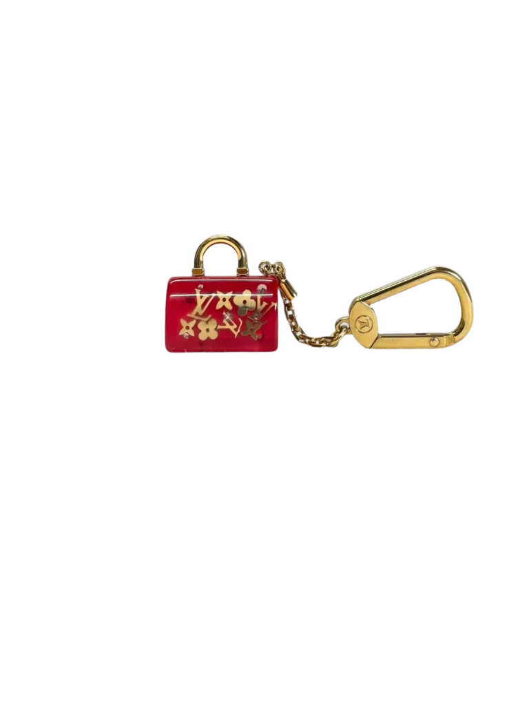 Portachiavi Inclusion Speedy in resina Monogram.