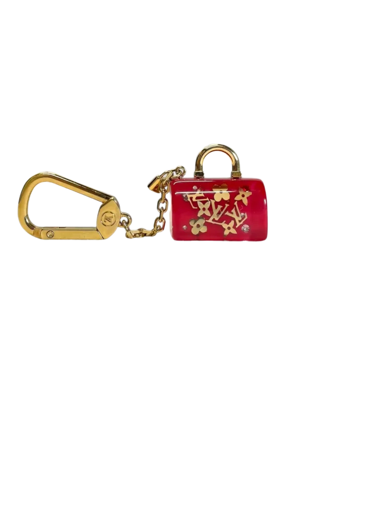 Monogram resin Inclusion Speedy keyring, photo 2 of 5