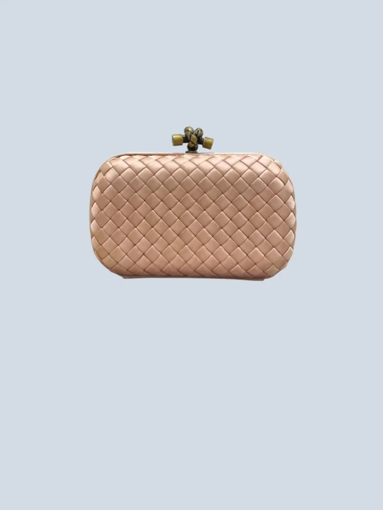 Clutch Knot Small in raso di seta intrecciato., foto 4 di 10