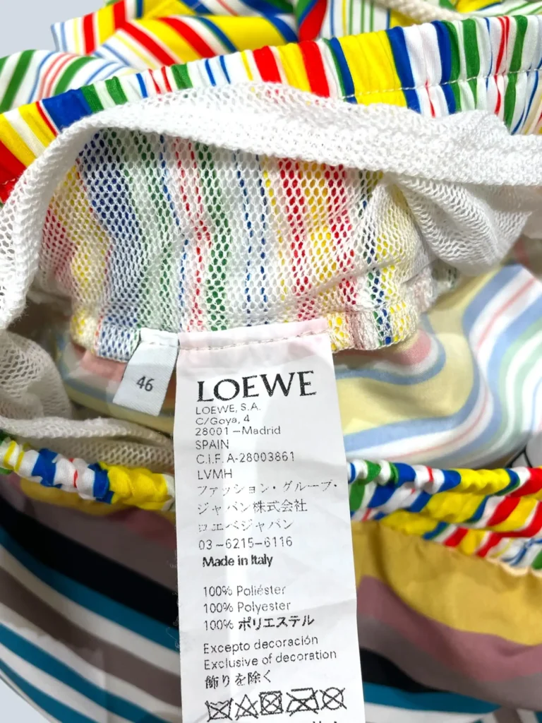 Multicolor striped swimwear with embroidered logo, 46., photo 4 of 5