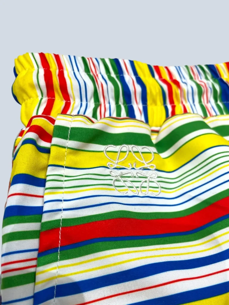 Multicolor striped swimwear with embroidered logo, 46., photo 5 of 5