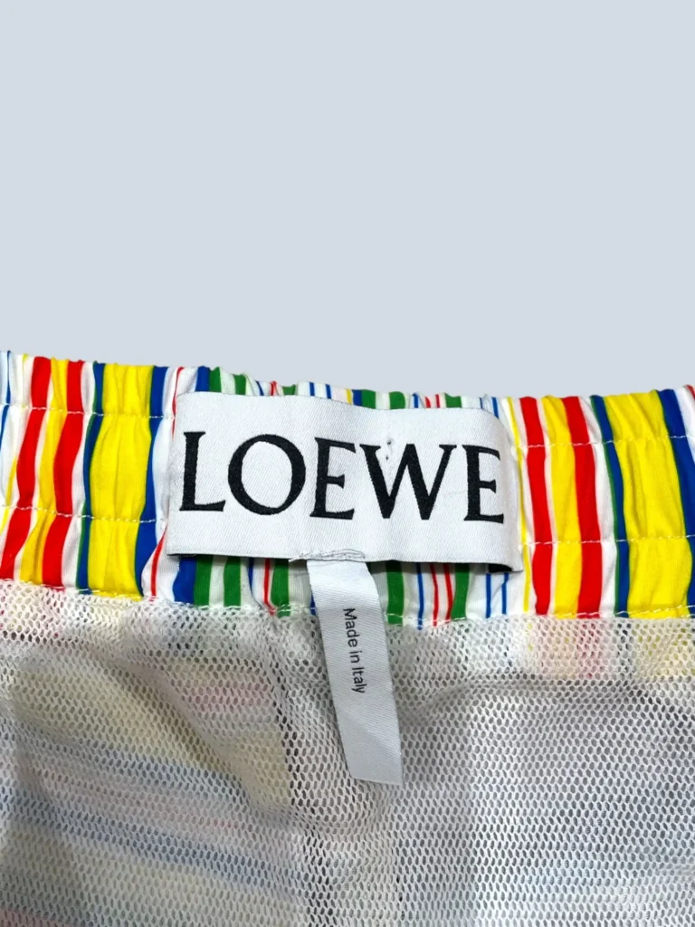 Multicolor striped swimwear with embroidered logo, 46., photo 3 of 5