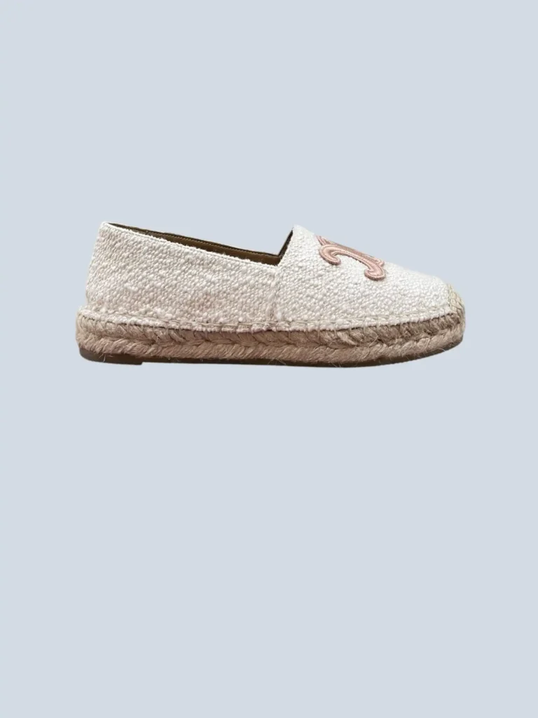 Espadrillas Triomphe in tweed, 36.