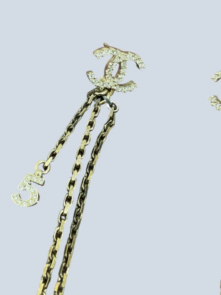Crystal Star 5 Drop CC metal earrings, photo 2 of 6