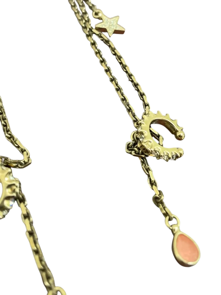 Crystal Star 5 Drop CC metal earrings, photo 4 of 6