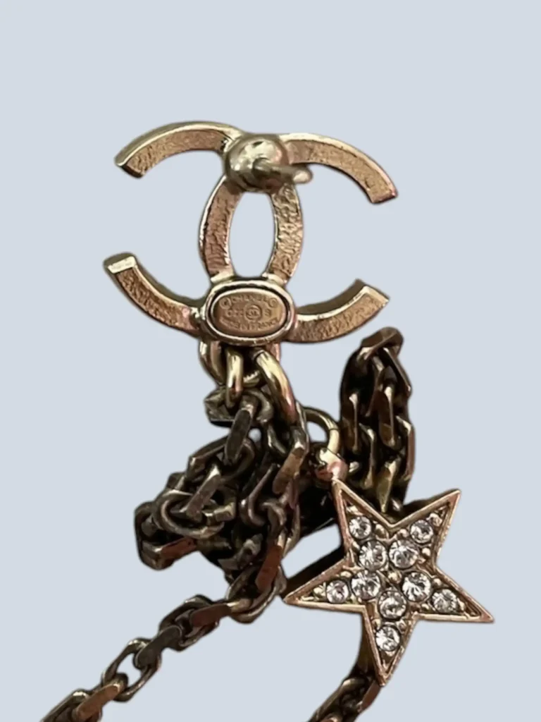 Crystal Star 5 Drop CC metal earrings, photo 5 of 6