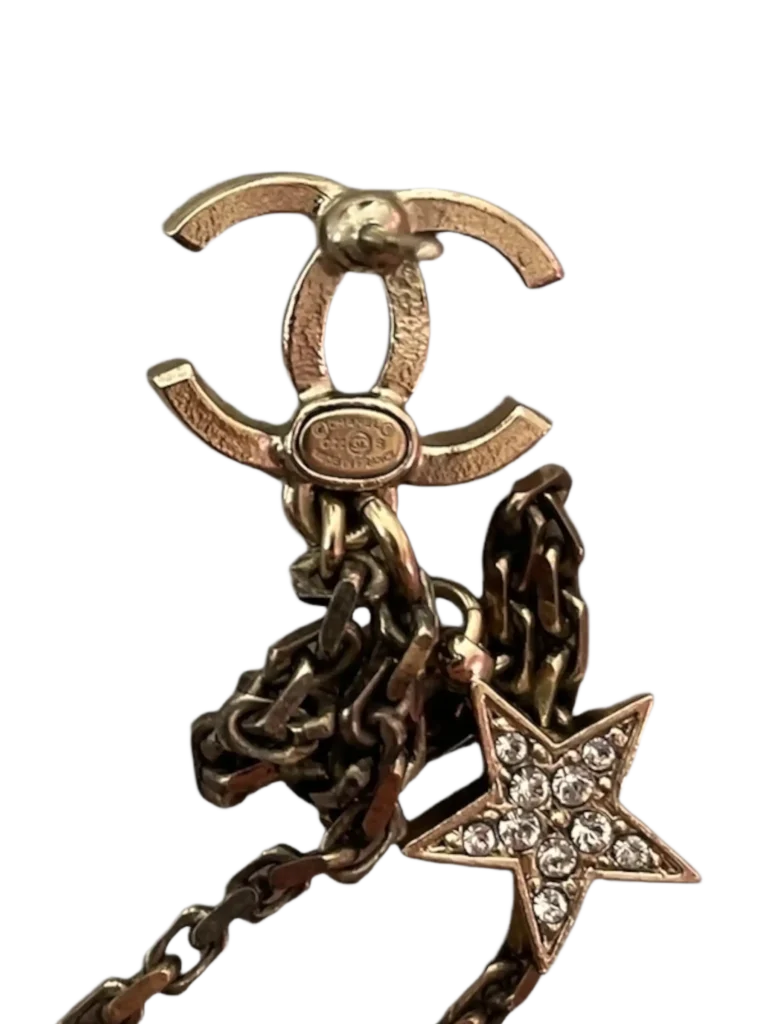 Crystal Star 5 Drop CC metal earrings, photo 5 of 6