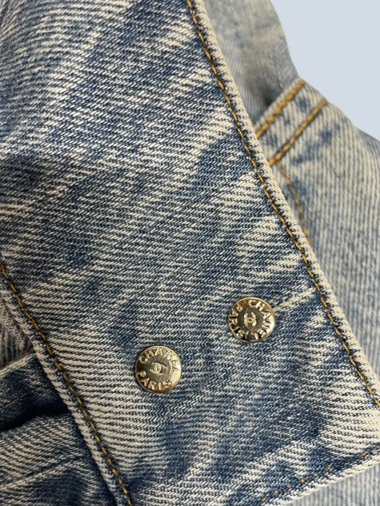 Pantaloni a zampa Coco in denim, 34fr., foto 8 di 9
