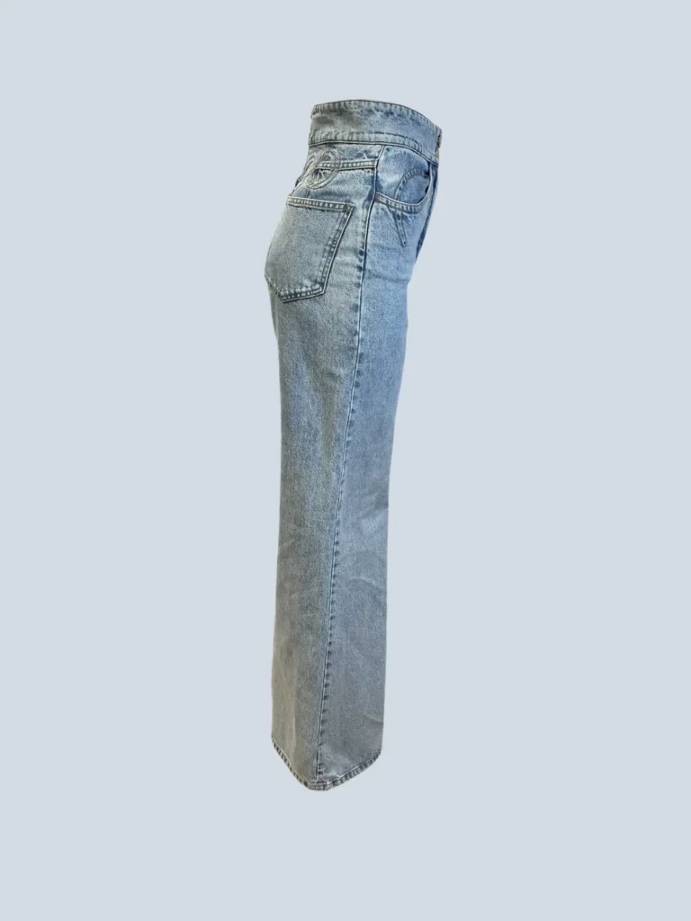 Pantaloni a zampa Coco in denim, 34fr., foto 3 di 9