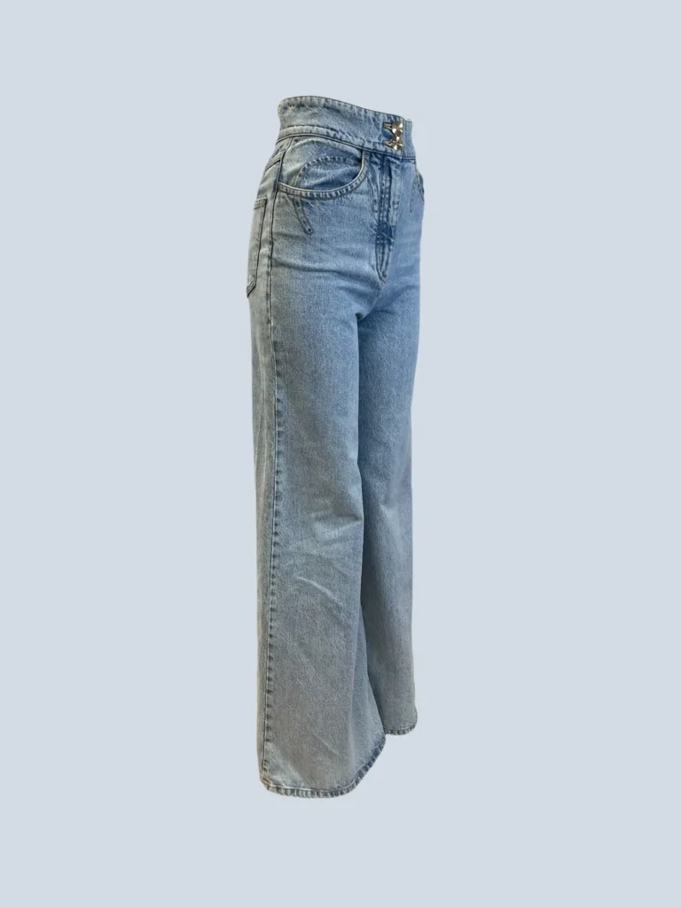 Pantaloni a zampa Coco in denim, 34fr., foto 2 di 9