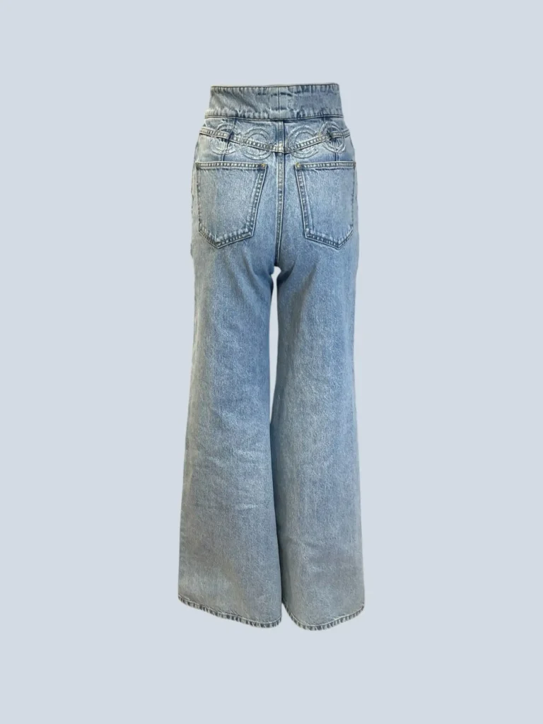 Pantaloni a zampa Coco in denim, 34fr., foto 4 di 9