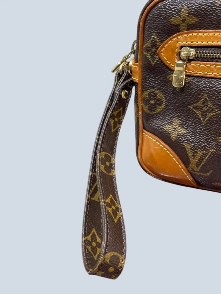 Marly Dragonne GM Monogram canvas wristlet, photo 11 of 13