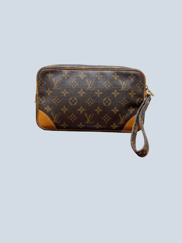 Marly Dragonne GM Monogram canvas wristlet, photo 4 of 13