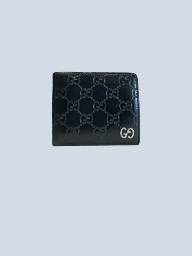 Signature leather wallet.