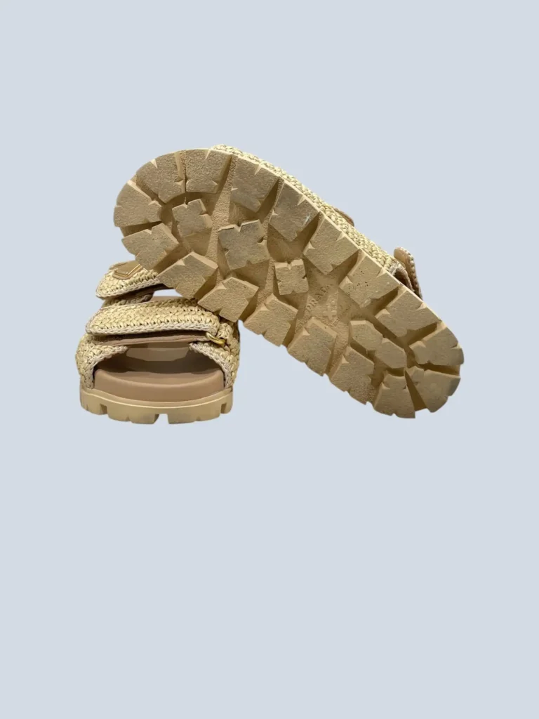 Sandali logo in rafia intrecciata, 35., foto 5 di 7