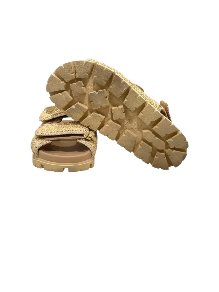 Sandali logo in rafia intrecciata, 35., foto 5 di 7