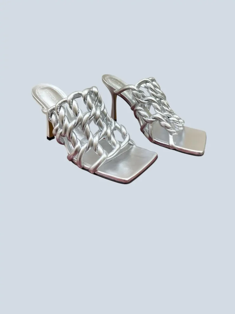 Sandali mules Stretch in pelle, 37,5., foto 2 di 7