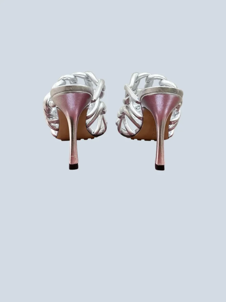 Sandali mules Stretch in pelle, 37,5., foto 4 di 7