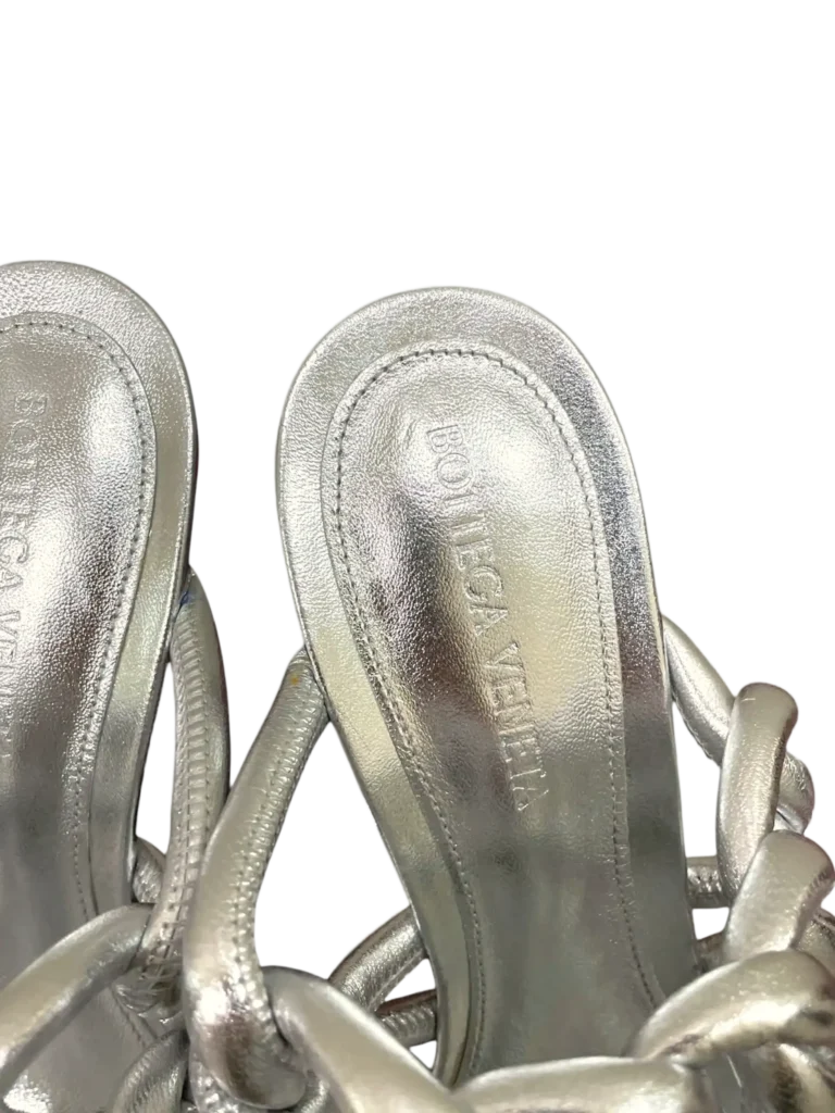 Stretch leather mule sandals, 37,5., photo 6 of 7