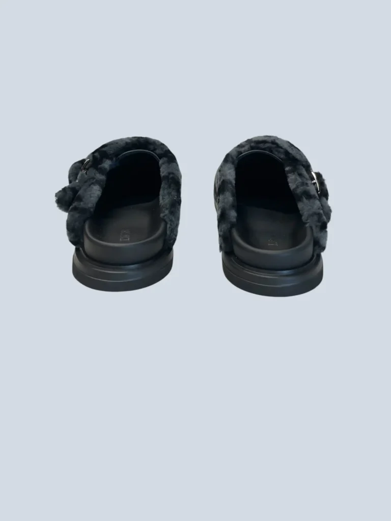 Mules Acqua in shearling con motivo Dior Oblique, 43., foto 4 di 8