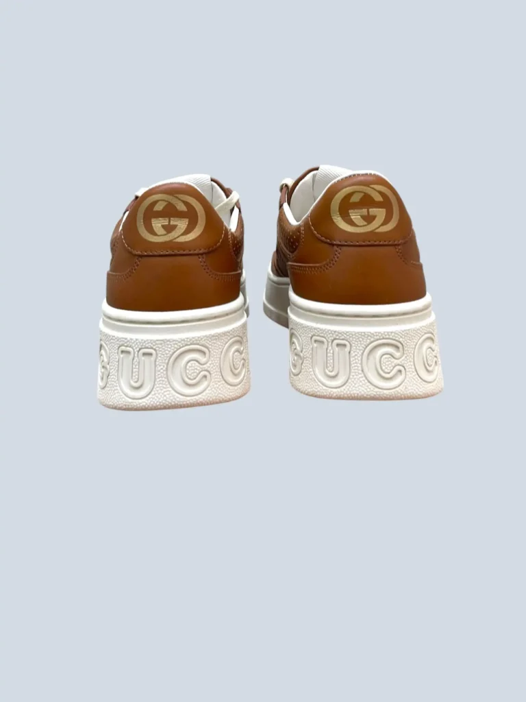 Sneakers chunky in pelle GG goffrato, 37., foto 4 di 5