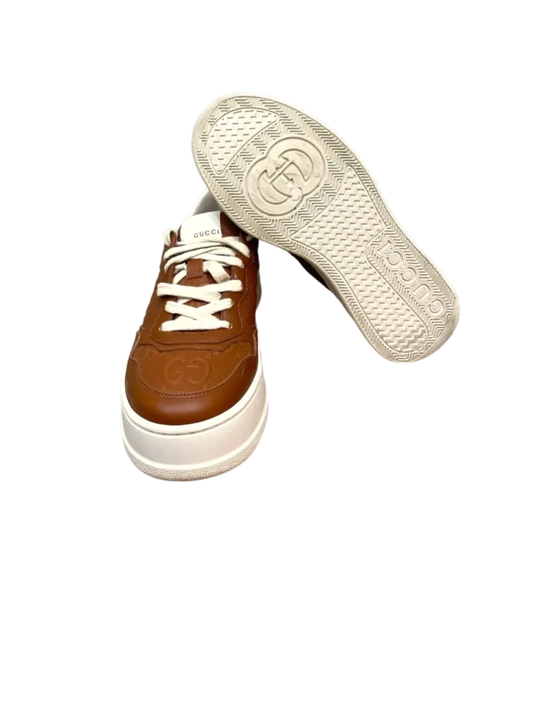 Sneakers chunky in pelle GG goffrato, 37., foto 5 di 5
