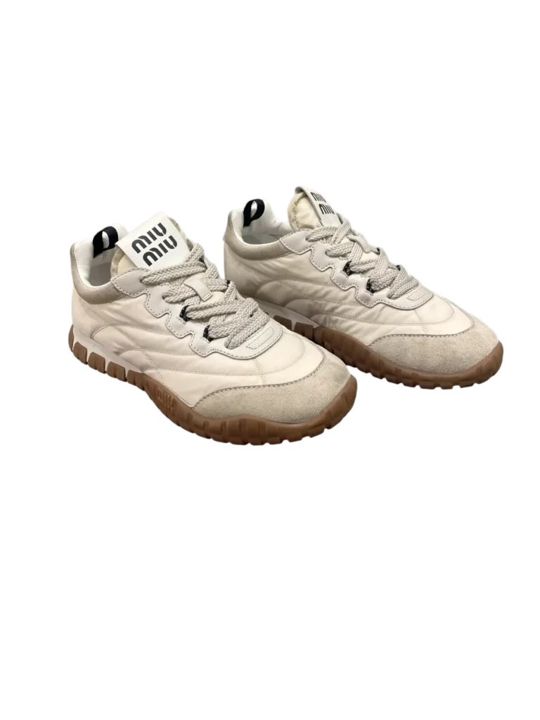 Tyre technical fabric and suede sneakers, 37., photo 2 of 6