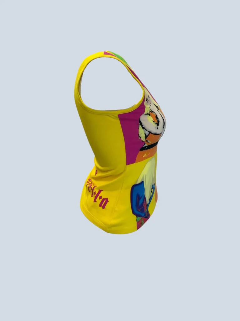 Top in cotone con stampa pop-art Donatella, S., foto 2 di 7