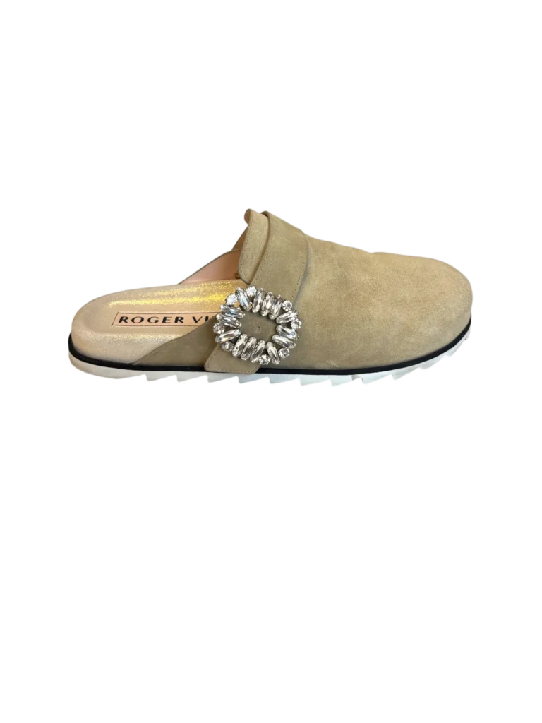 Sabot Slidy Viv’ in suede, 41.