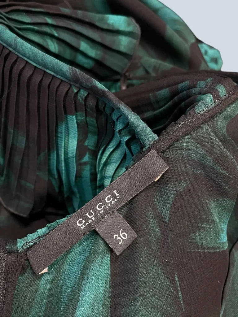 By Frida Giannini, printed tiered silk maxi dress, 36., photo 5 of 10