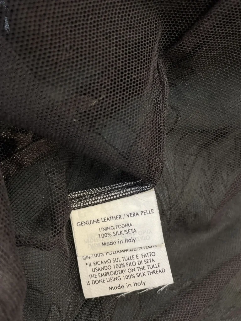 By Tom Ford, abito midi in nappa e velluto damascato, 36fr., foto 6 di 11