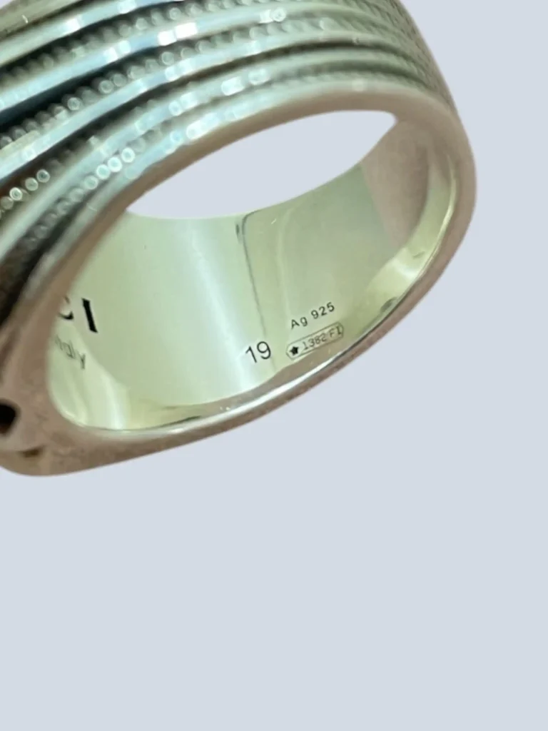 925 sterling silver ring with stone, 19., photo 4 of 5