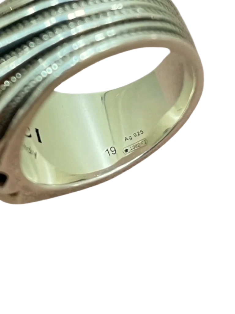 Anello in argento 925 con pietra, 19., foto 4 di 5