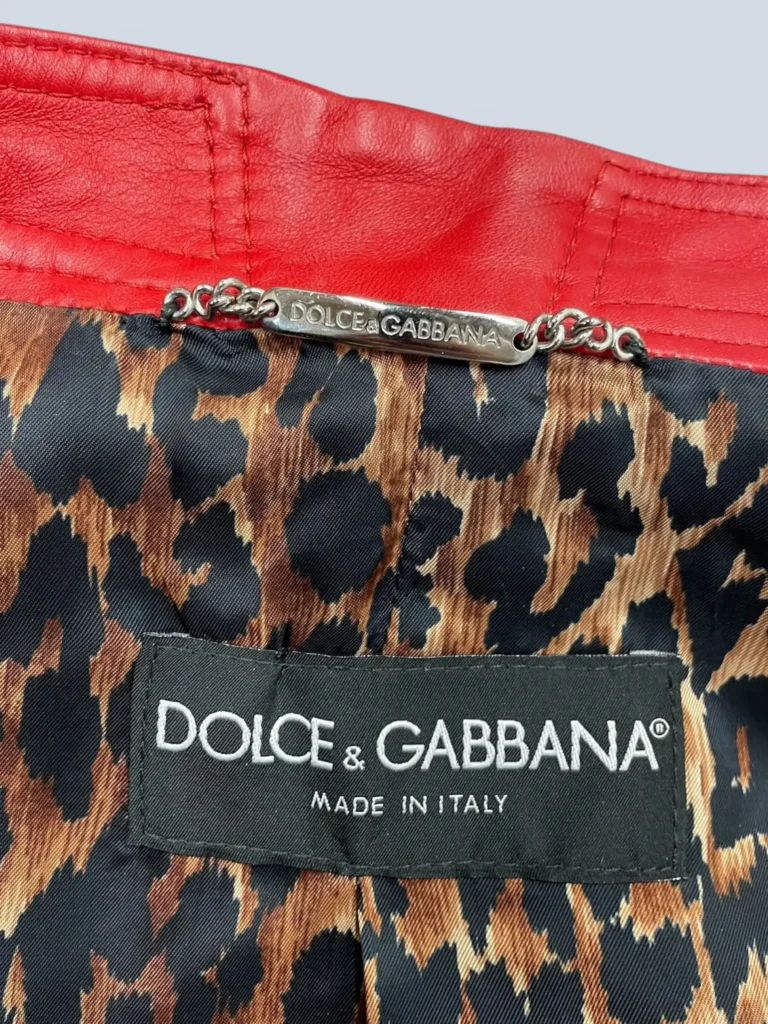 Giubbotto biker cropped in pelle, 44., foto 4 di 13