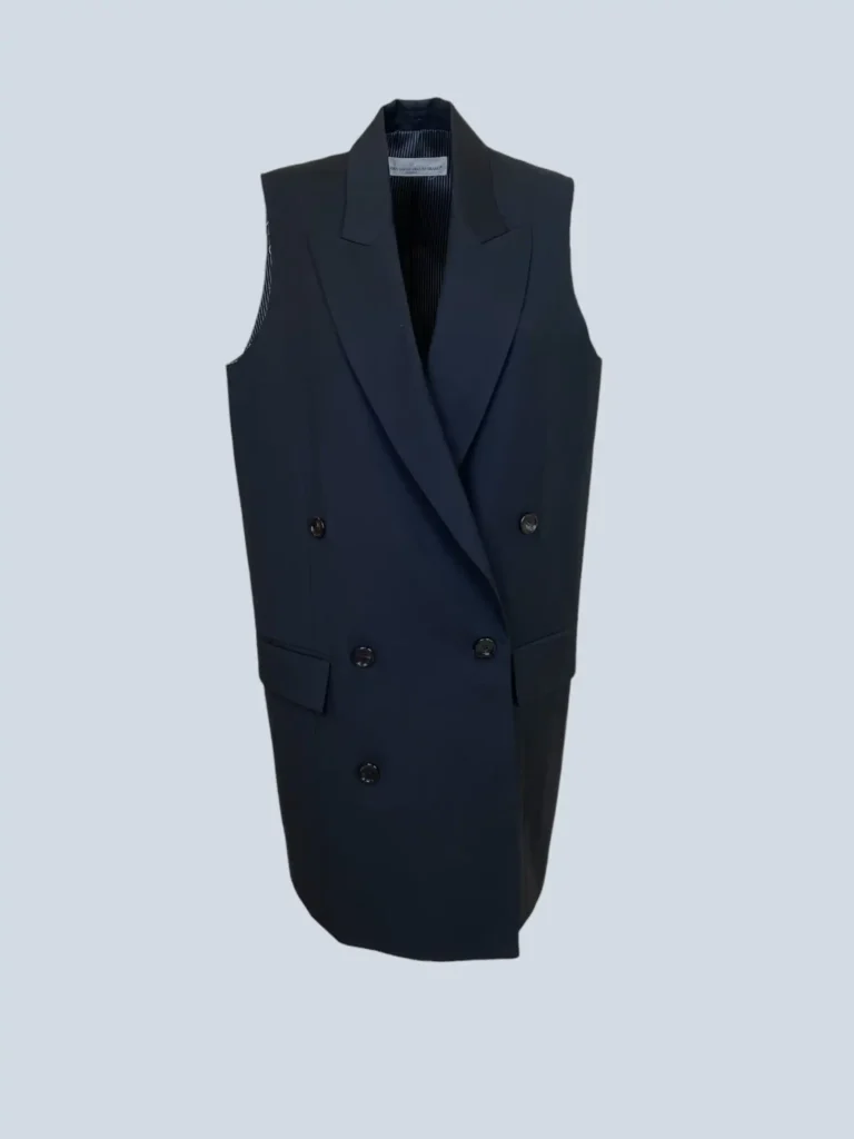 Gilet sartoriale oversize, XXS.